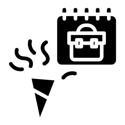 Work Anniversary Glyph Icon