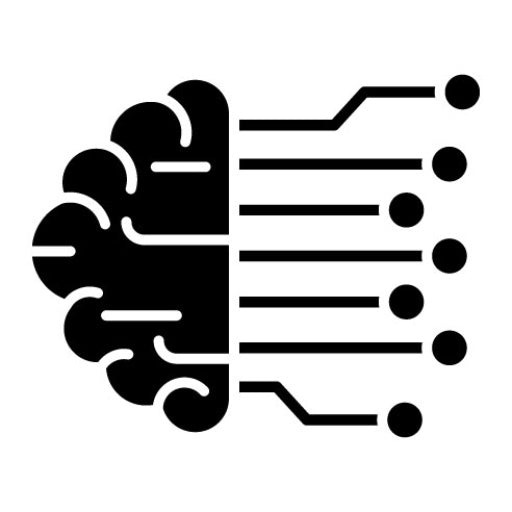 AI Model Glyph Icon | Big Data