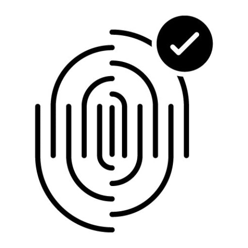 Biometrics Glyph Icon | Big Data