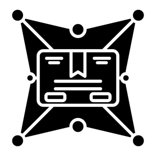 Blockchain Glyph Icon