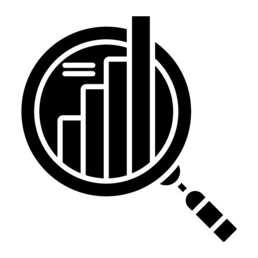 Data Analysis Glyph Icon | Big Data