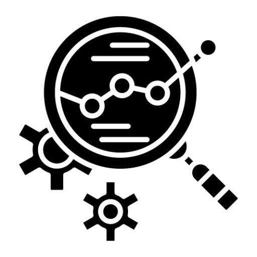 Diagnostic Analytics Glyph Icon