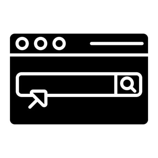 Search Engine Glyph Icon