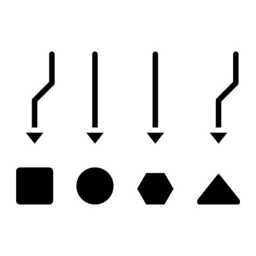 Unstructured Data Glyph Icon | Big Data